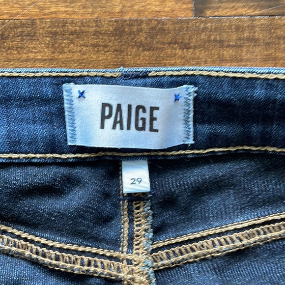 Paige Verdugo Ultra Skinny maternity side panel jeans 29 - Picture 3 of 5